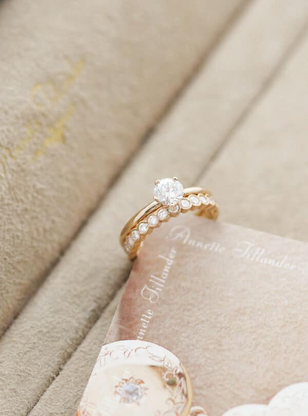 Annette's Solitaire 0,50ct & Lace Middle