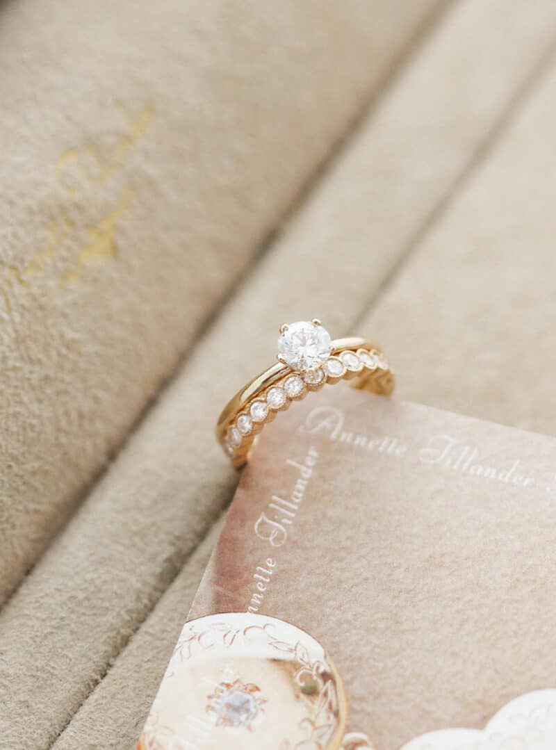Annette's Solitaire 0,50ct & Lace Middle